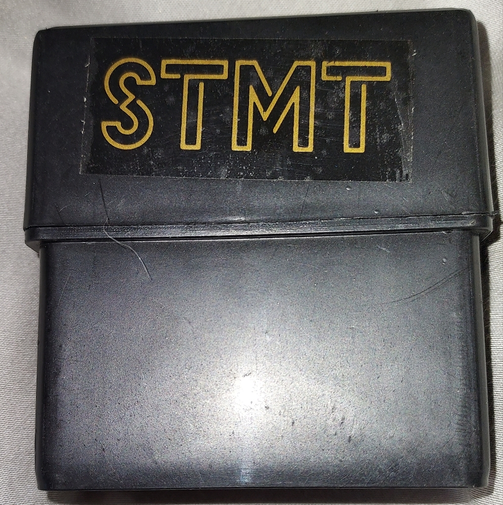 STMT Black Steel Letter Punch Kit W/Storage Box